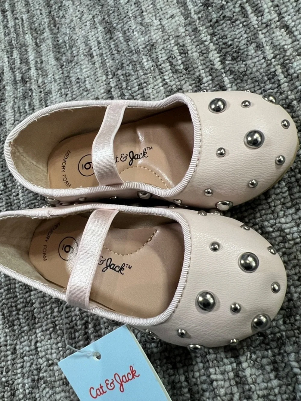 Cat & Jack Girl's - Heather Ballet Flats Toddler Various Sizes